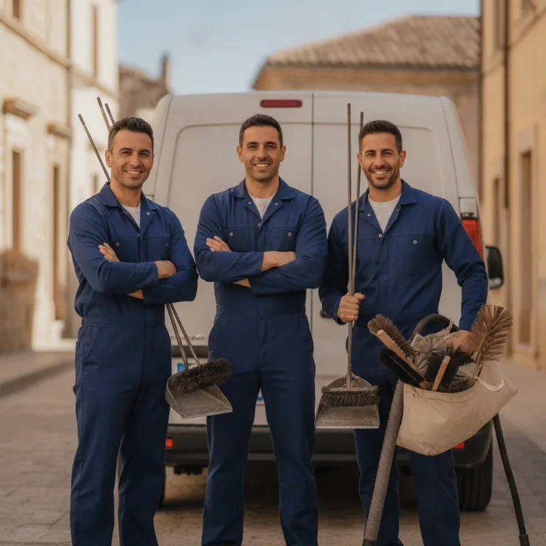 Deshollinador equipo en San Bartolome de Tirajana
